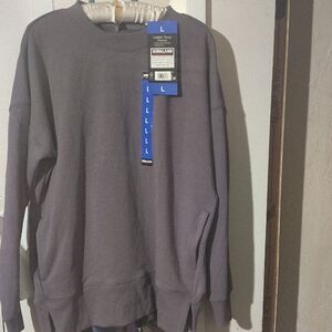 Kirkland Signature Men's Charcoal Crewneck Sweater